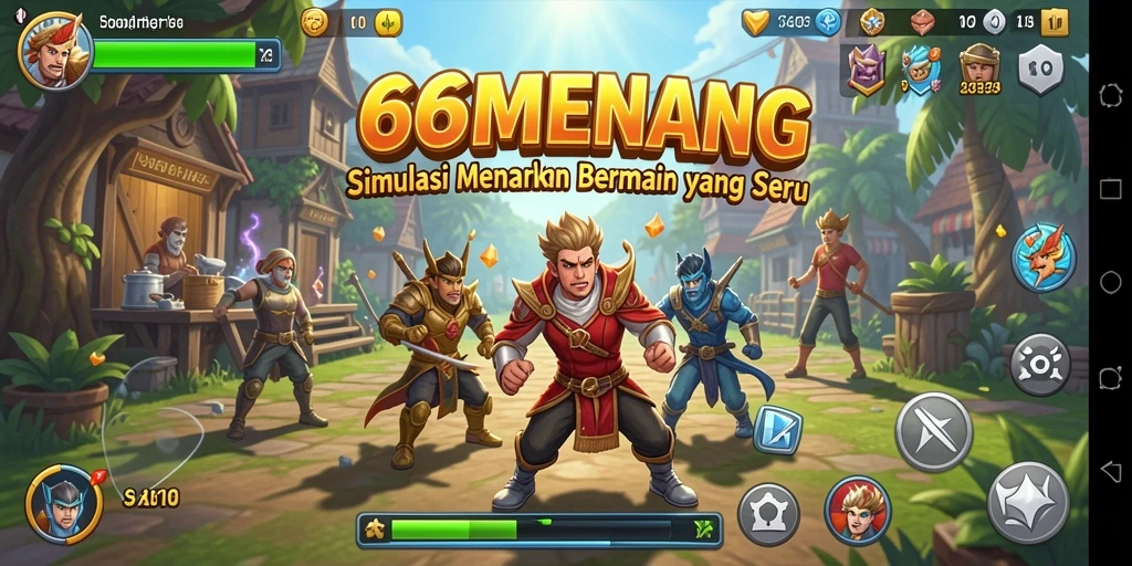 Tampilan gameplay seru dari 66MENANG dalam aksi Simulation.