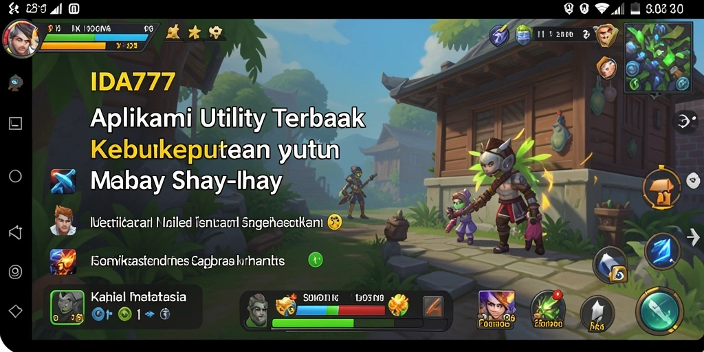 Tangkapan layar IDA777 menampilkan antarmuka aplikasi Utility yang jelas dan mudah digunakan.