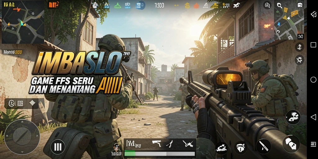 Gameplay seru dalam pertempuran FPS di IMBASLOT.