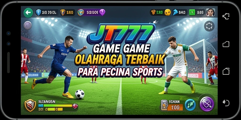 Tampilan gameplay JT777 dengan aksi olahraga yang seru.
