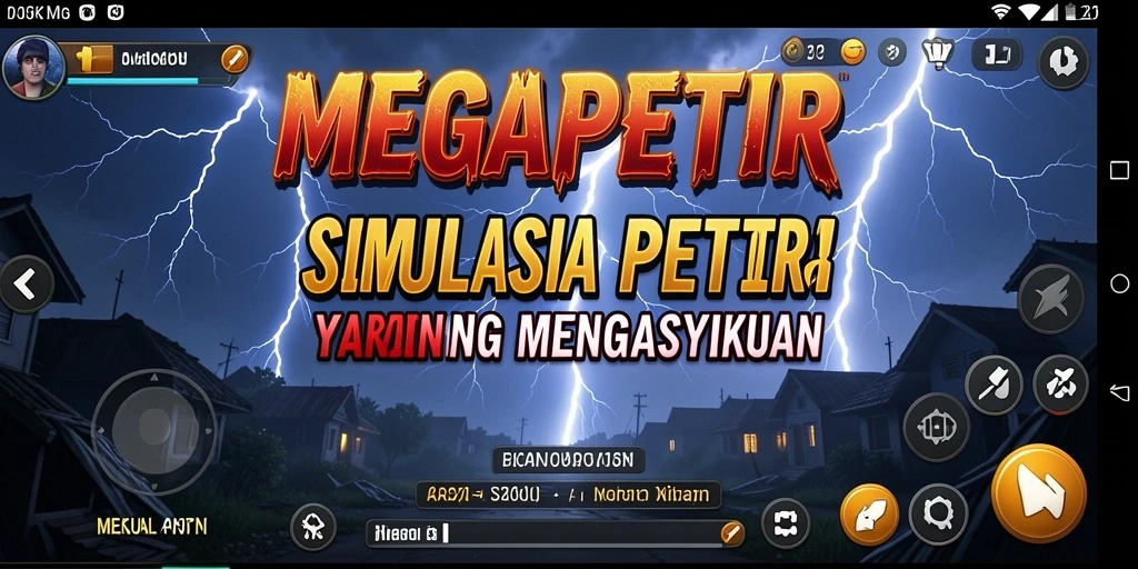 Gameplay MEGAPETIR yang penuh warna dan interaktif
