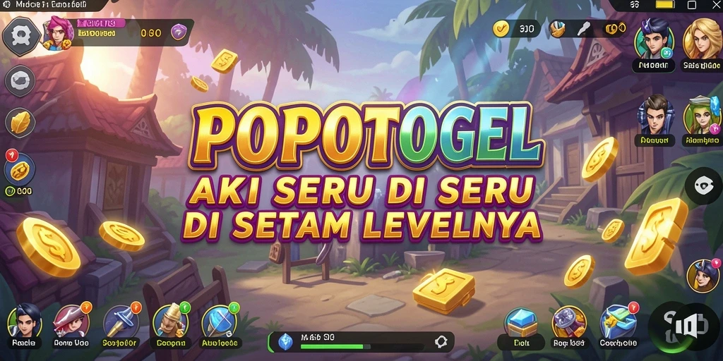 Tampilan gameplay action seru di POPOTOGEL