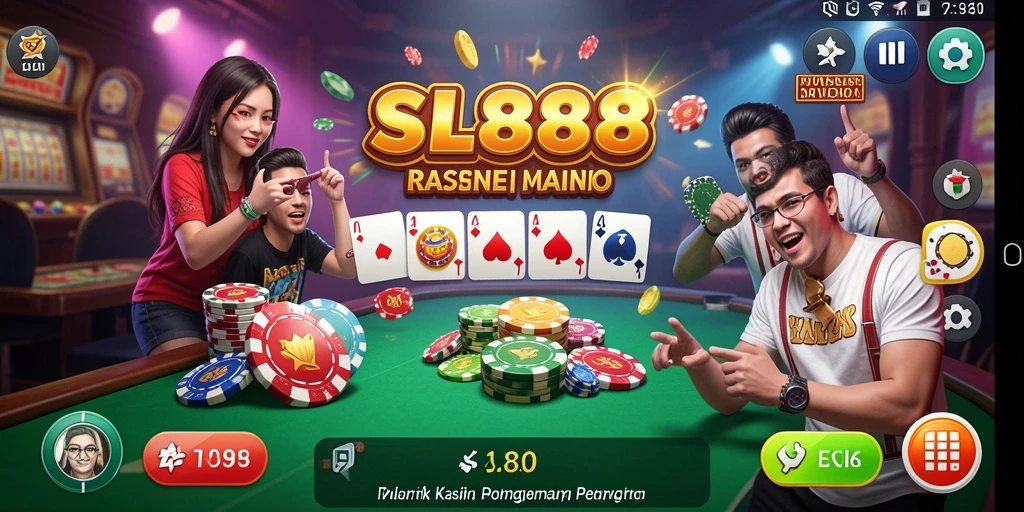 Tampilan menarik dari gameplay SL888 yang mendebarkan.