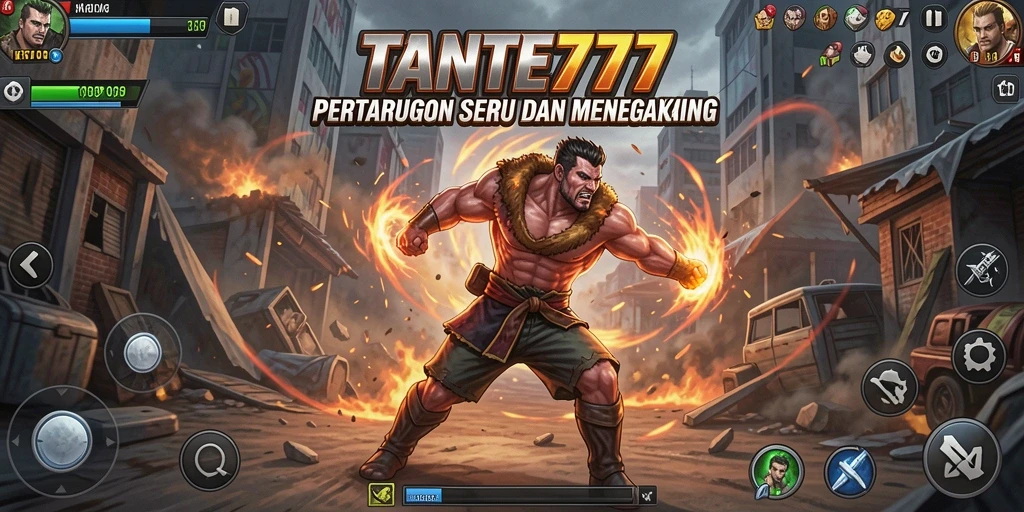 Tampilan pertarungan seru dalam TANTE777 dengan aksi mendebarkan.