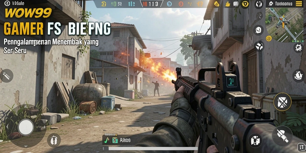 Screenshot gameplay WOW99 menampilkan pertarungan mendebarkan di medan perang.