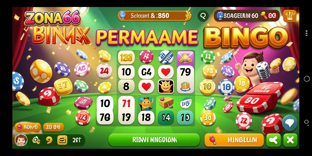 Tampilan permainan Bingo yang mengasyikkan di ZONA66.